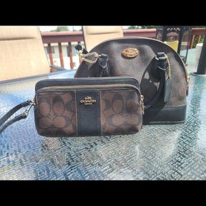 Coach purse and wallet
